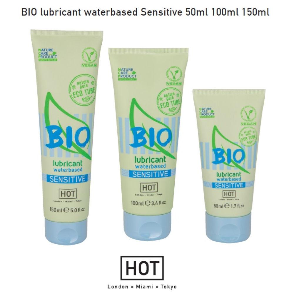 Органический лубрикант на водной основе Hot Bio Lube Sensitive, 50 мл