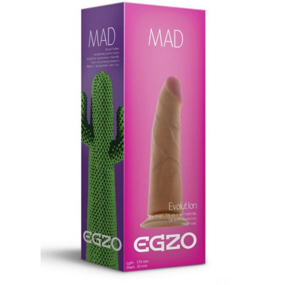 Фаллоимитатор реалистичный EGZO MAD Spicy Lover на присоске