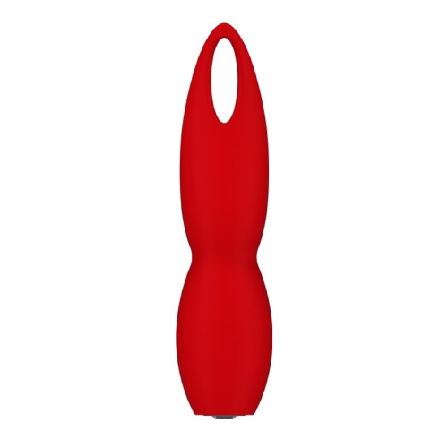 Вибратор Dream Toys с гибким наконечником лепестком, красный