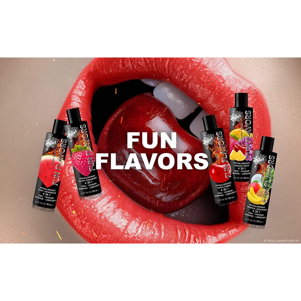 Съедобный лубрикант WET Flavored Juicy Watermelon (Сочный арбуз) 89 мл