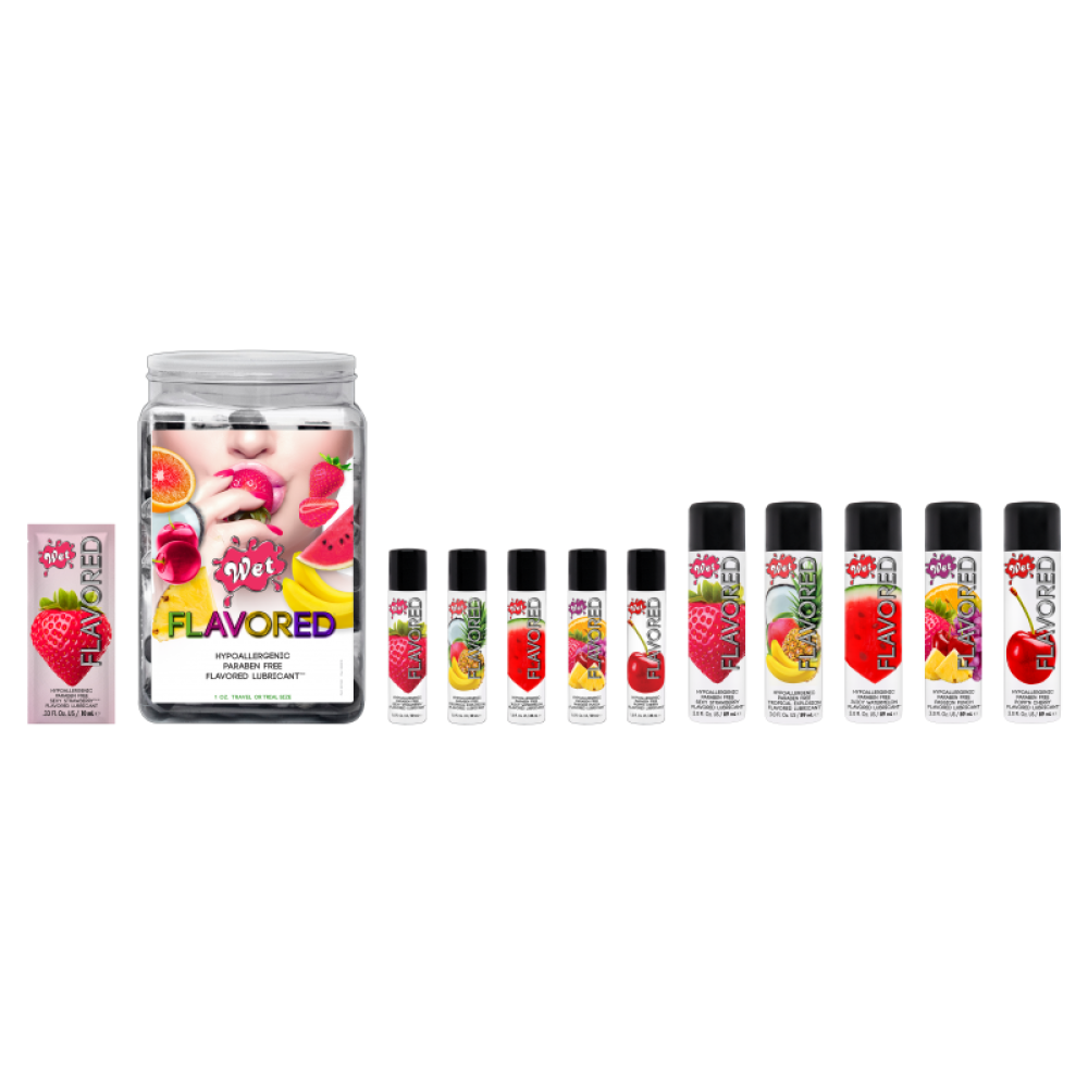 Съедобный лубрикант Wet Flavored Tropical Fruit Explosion (вкус тропик) 89 мл