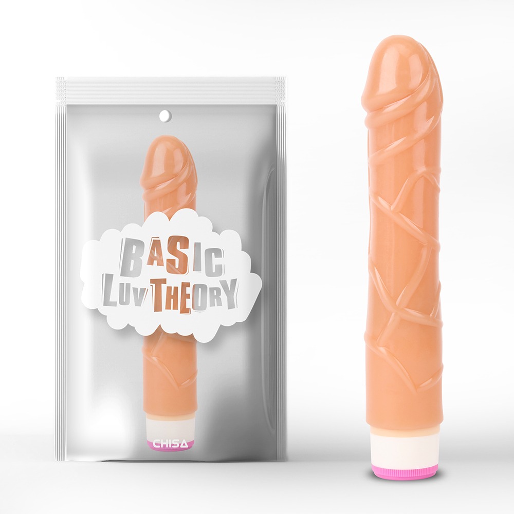 Вибратор реалистичный на батарейках Chisa Basic Luv Theory Pulsator, 23 см (без упаковки)
