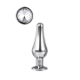 DT21823 Анальная пробка конической формы Dream Toys GLEAMING LOVE SILVER PLEASURE PLUG S