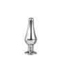 DT21823 Анальная пробка конической формы Dream Toys GLEAMING LOVE SILVER PLEASURE PLUG S