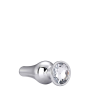 DT21823 Анальная пробка конической формы Dream Toys GLEAMING LOVE SILVER PLEASURE PLUG S