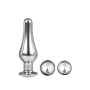Набор анальных пробок конической формы Dream Toys GLEAMING LOVE PLEASURE SET SILVER