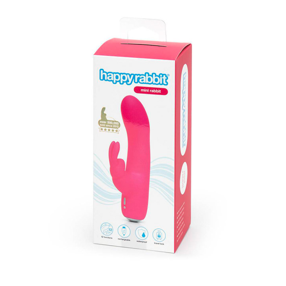 Мини вибратор кролик Happy Rabbit Rechargeable Mini Rabbit Vibrator