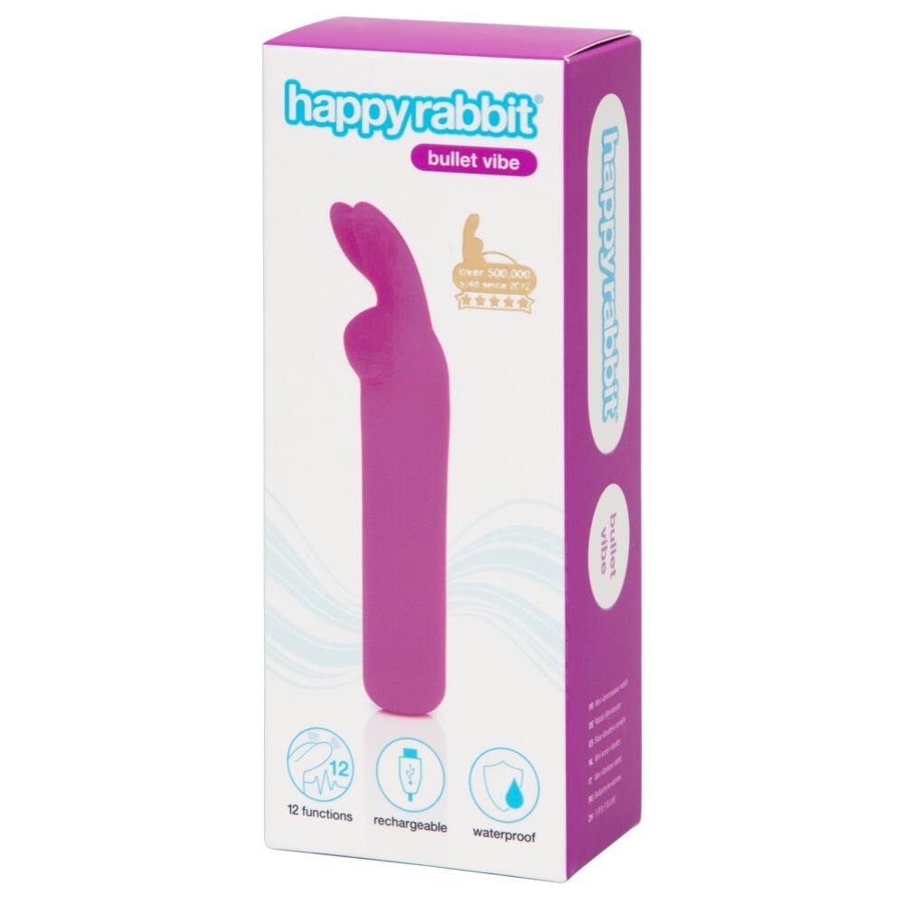 Мини вибратор Happy Rabbit Rechargeable Bullet Purple