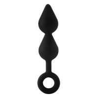 Анальная пробка с кольцом двойная Dream Toys FANTASSTIC XL