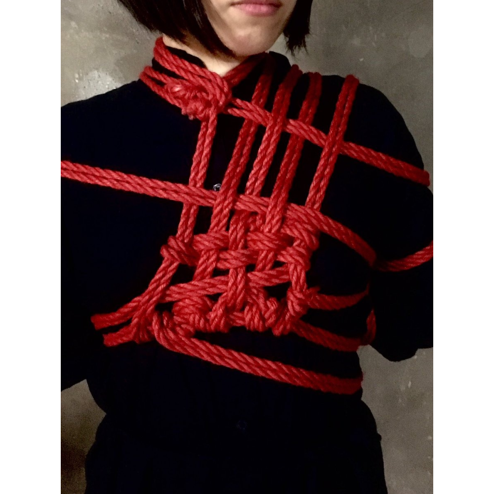 Веревка для бондажа и шибари Chisa Behave! Bing Love Rope, красная