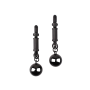 Зажимы для сосков Chisa Sins Inquisition Playful Weighted Nipple Clamps с грузиками, черные