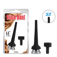 Насадка на анальный душ коническая Chisa Black Mont, черная