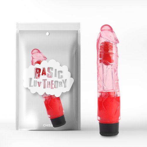 Вибратор реалистичный Chisa Basic Luv Theory Realistic Vibe, красный