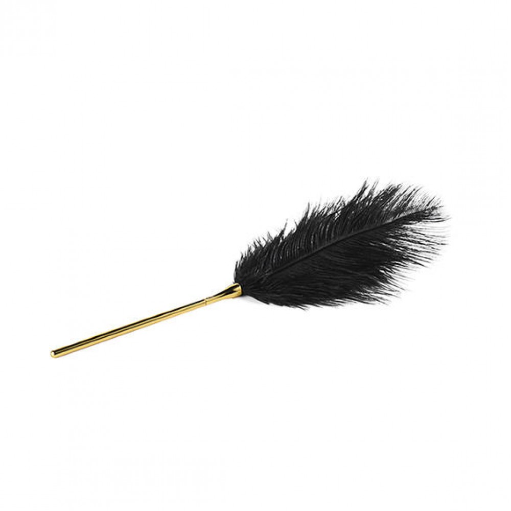 Перо на позолоченной ручке Premium Feather Tickler UPKO