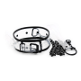 Ошейник с поводком DS Fetish Collar with leash transparent