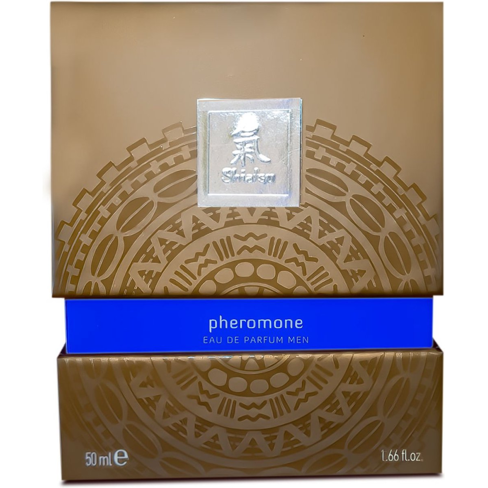 Духи с феромонами мужские SHIATSU Pheromone Fragrance men darkblue 50 ml