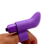 Вибратор для клитора на палец Chisa Mis Sweet Finger Vibe с рельефом, фиолетовый