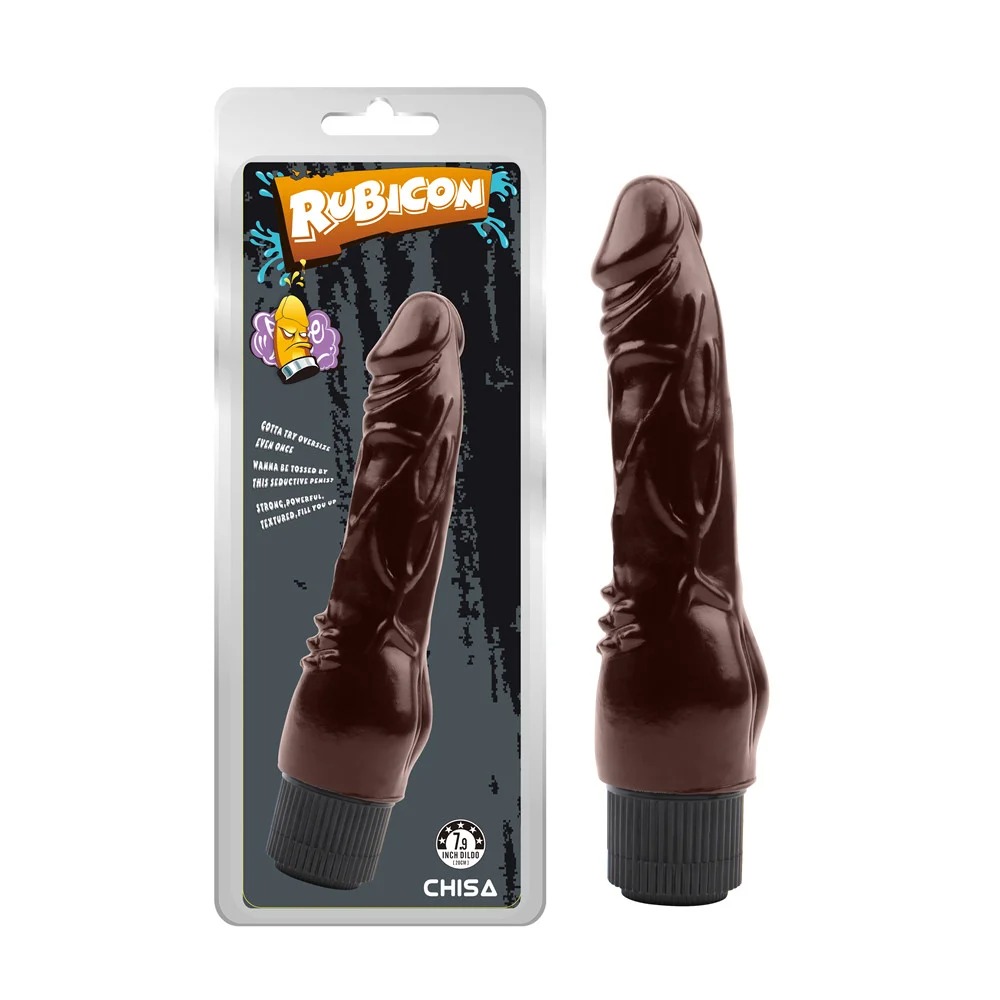 Фаллоимитатор реалистичный Chisa RUBICON на батарейках, коричневый