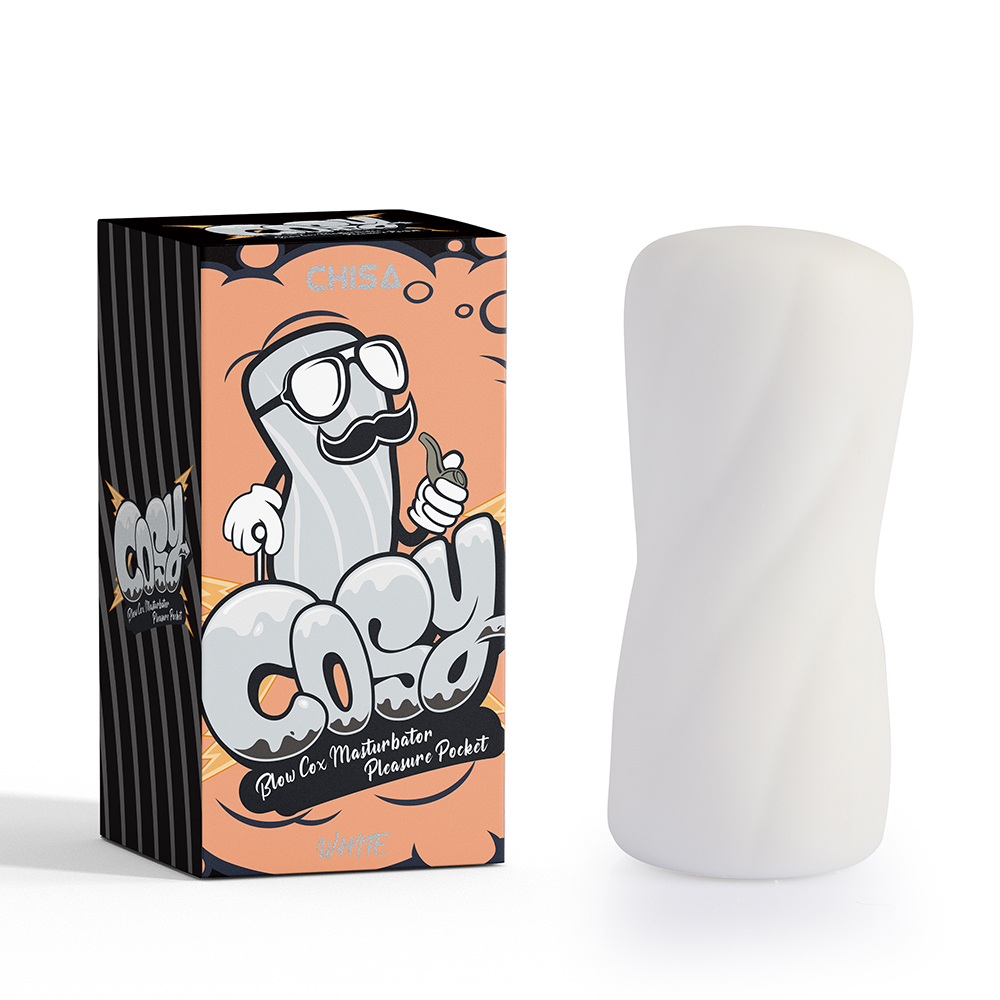 Мастурбатор яйцо Chisa COSY Cox ( плотный) белый, 10.7 х 4.8 см