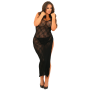 Платье TAKE THE HEAT LACE GOWN BLACK PLUS SIZE
