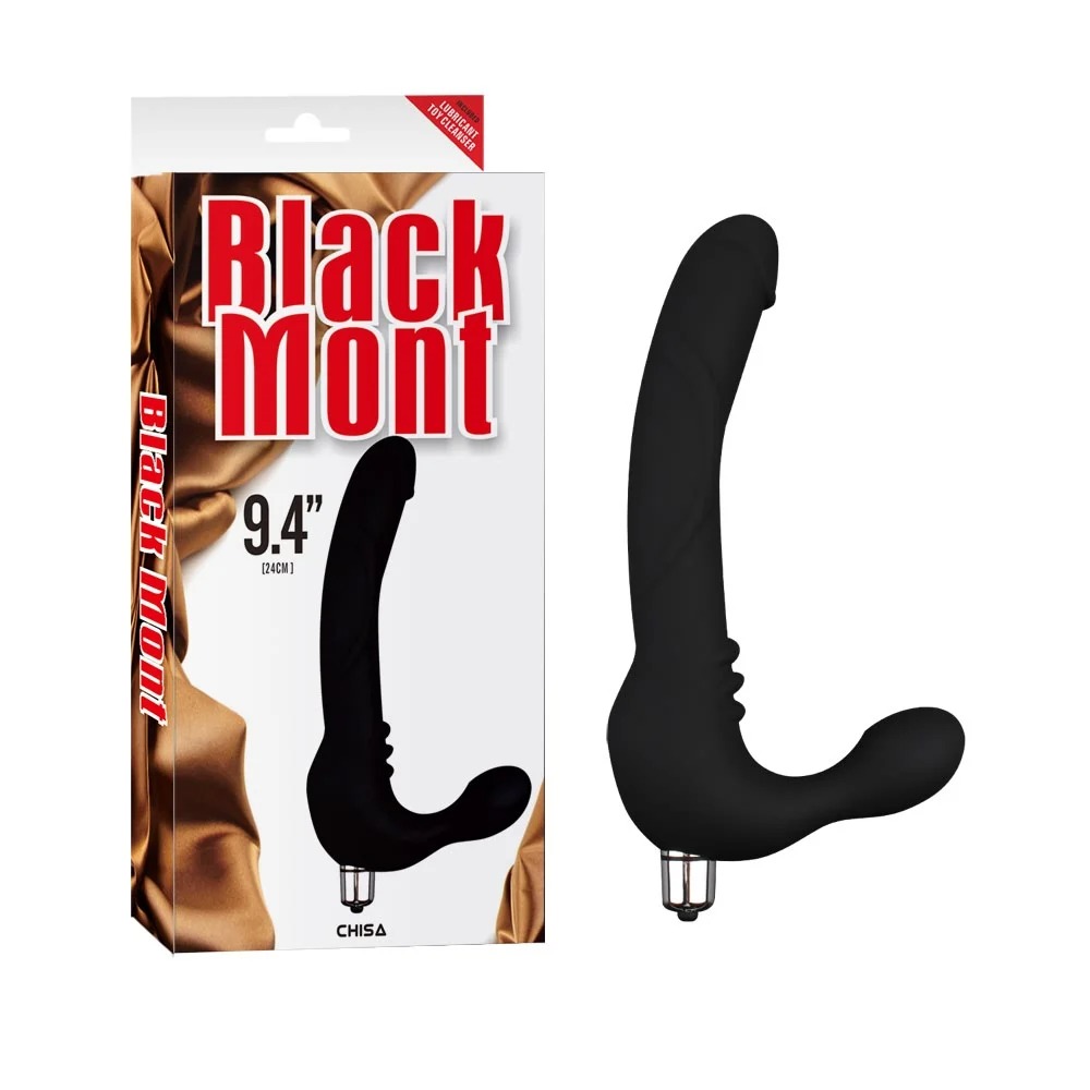 Страпон безремневой Chisa Black Mont со съемной вибропулей