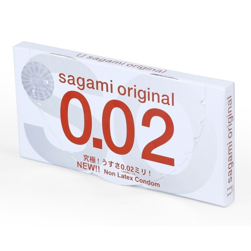 Японский ультратонкий презерватив без латекса 0.02 Sagami