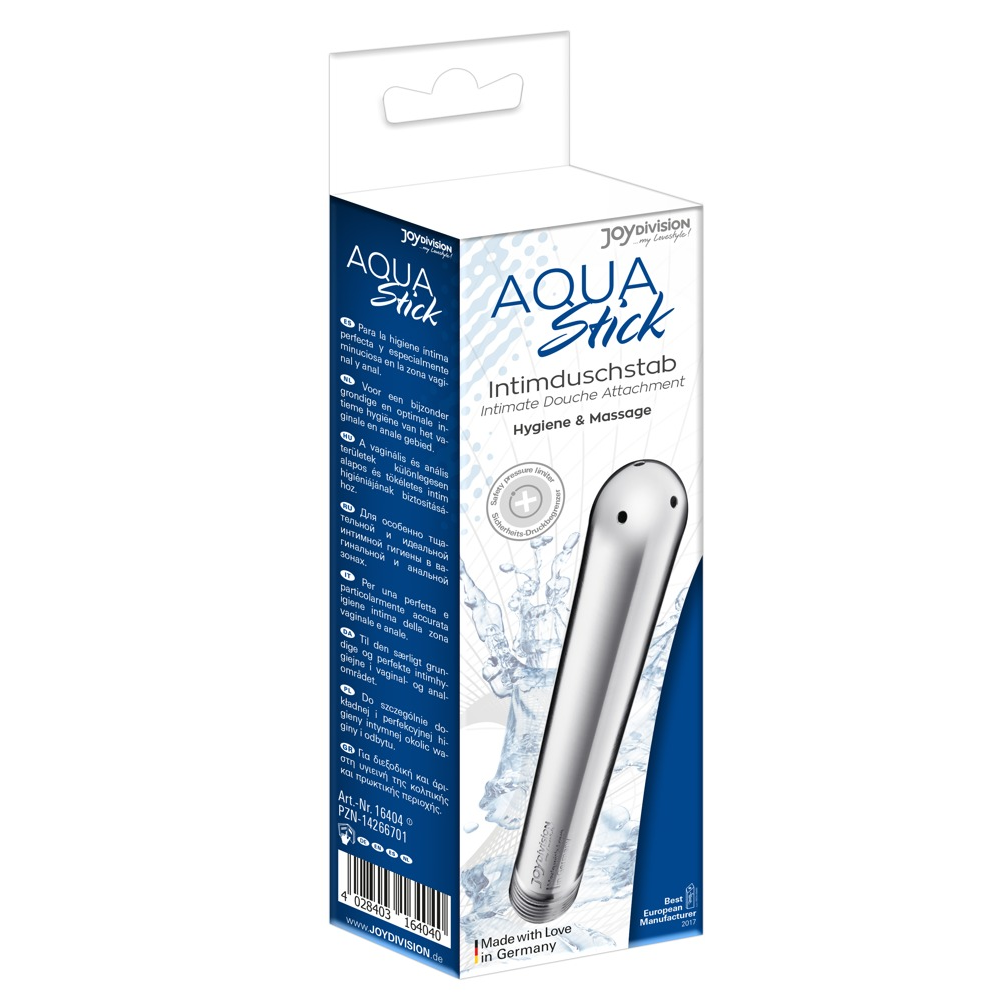 Насадка анальный душ Joy Division Aluminium Intimate Douche, серебристый