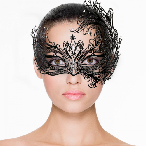 Маска металлическая Easytoys Metal Mask, черный
