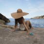 Эрекционное кольцо на пенис для пар Cala Azul с вибро, голубое