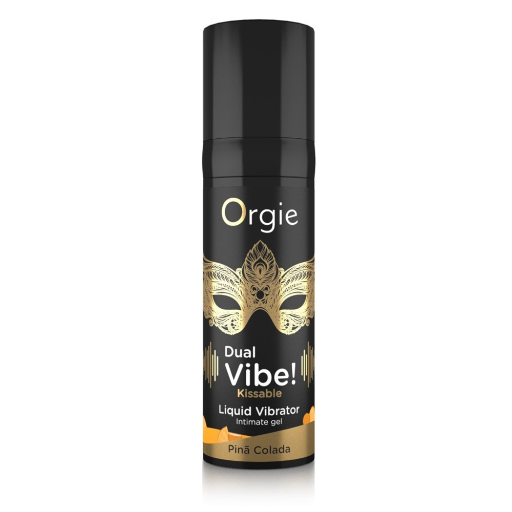 Жидкий вибратор коктейль Пина Колада DUAL VIBE!, 15 мл Orgie (Бразилия-Португалия)