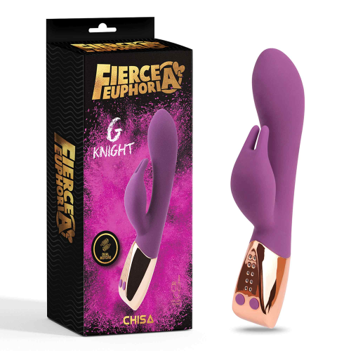 Вибратор кролик для точки G Chisa Fierce Euphoria G Knight, фиолетовый