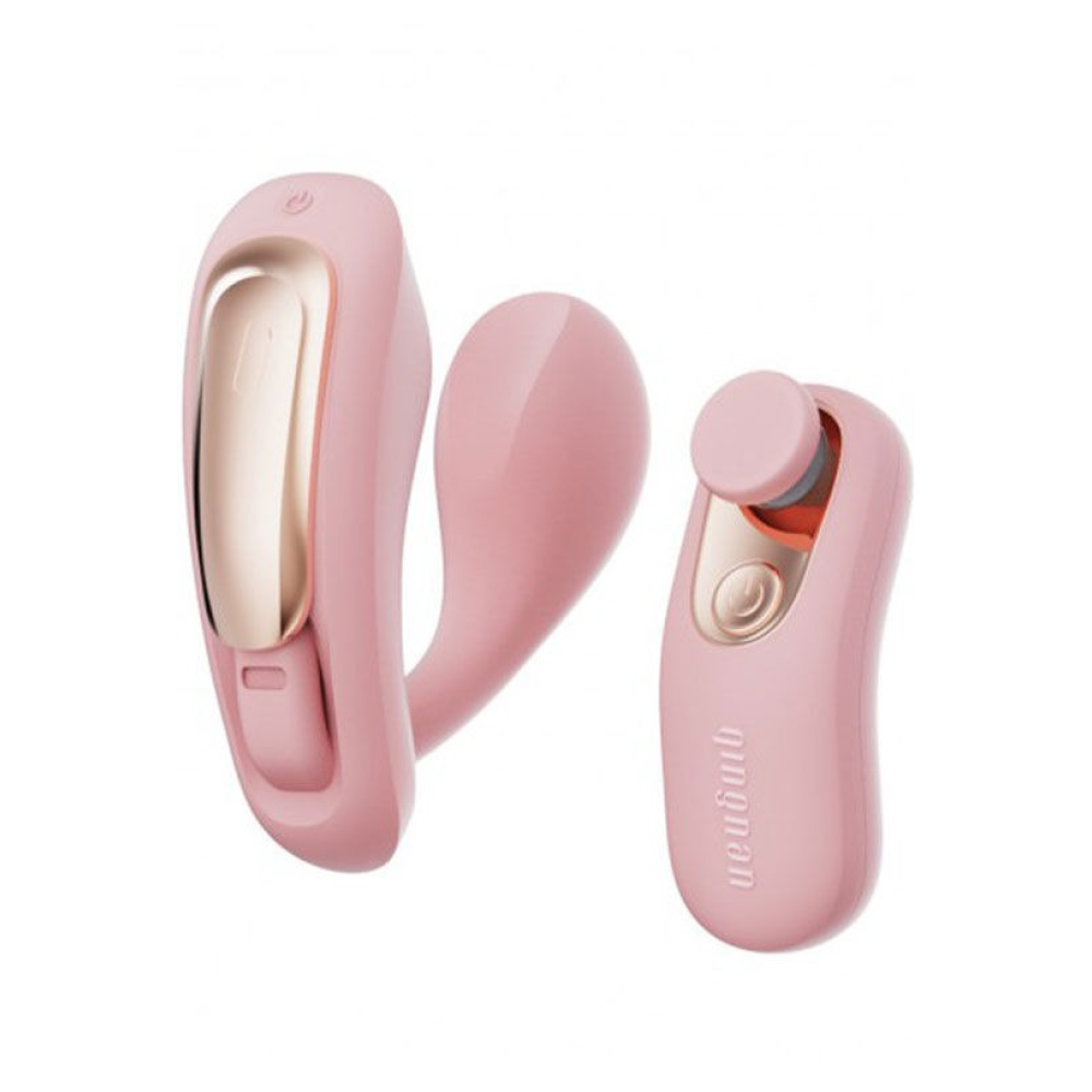 Вибратор в трусики с дистанционным управлением Qingnan No.6 Wireless Control Beige, рожевий