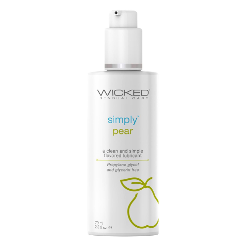 Лубрикант Wicked Sensual Care на водной основе с ароматом и вкусом Груши 70 ML Лубрикант Wicked Sensual Care на водной основе с ароматом и вкусом Груши 70 ML