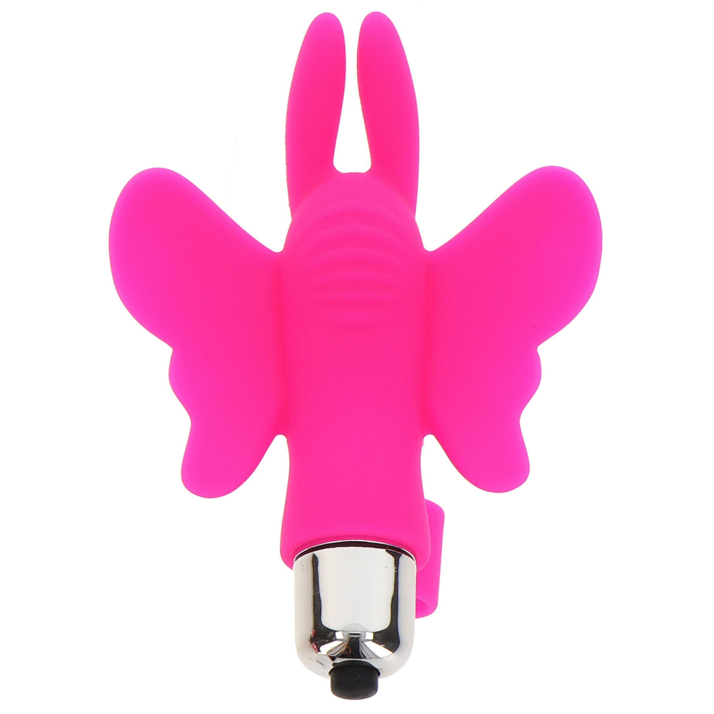 Вибратор на палец ToyJoy Butterfly Pleaser, розовый
