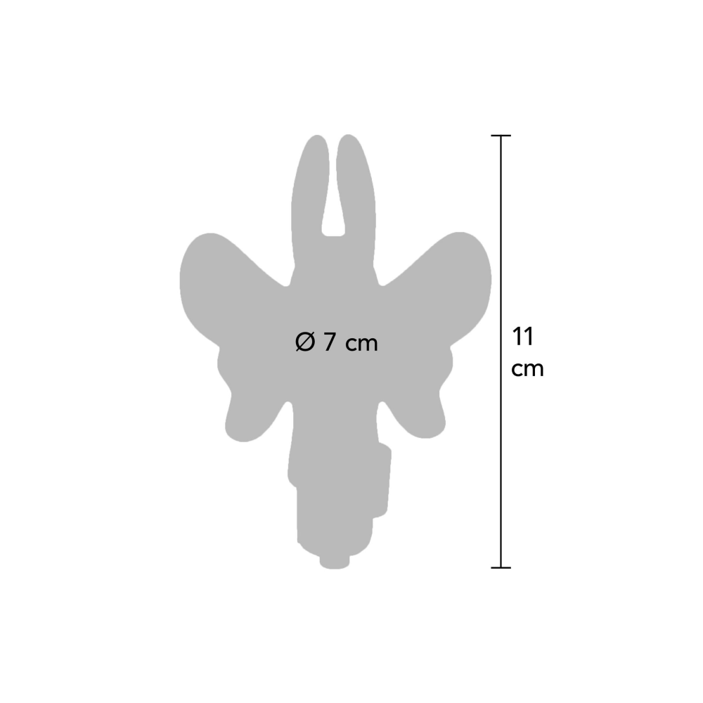 Вибратор на палец ToyJoy Butterfly Pleaser, розовый