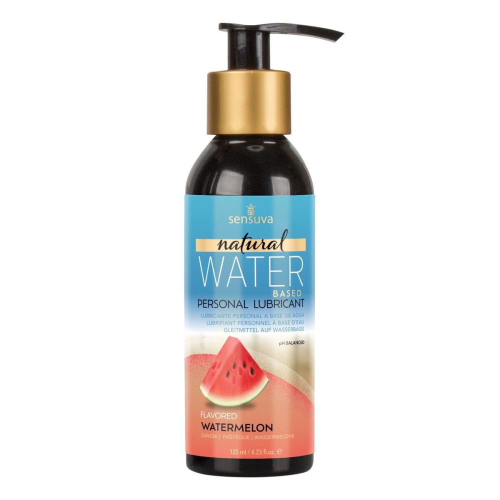 Смазка на водной основе Sensuva Natural Water-Based Watermelon (125мл) без глицерина и парабенов