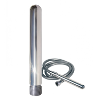 Анальний душ со шлангом Joy Division Aluminium Intimate Douche, стальной