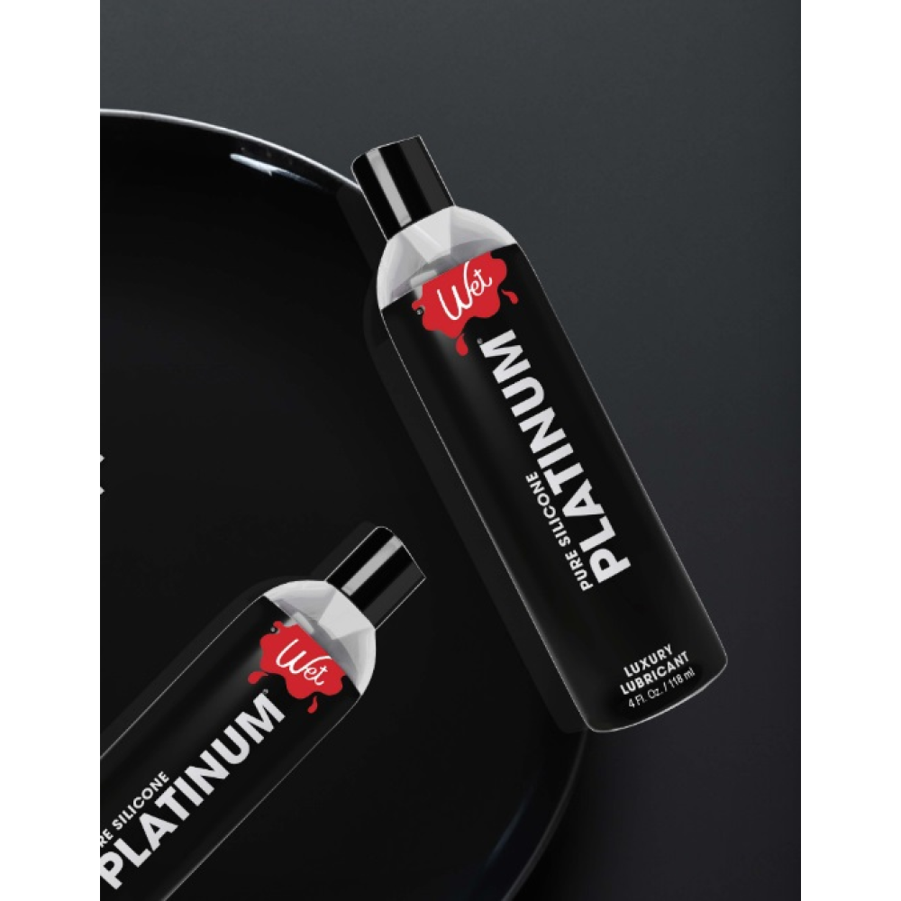 Лубрикант на силиконовой основе WET PLATINUM, 236 мл