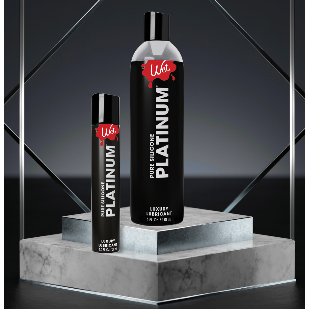 Лубрикант на силиконовой основе WET PLATINUM, 236 мл