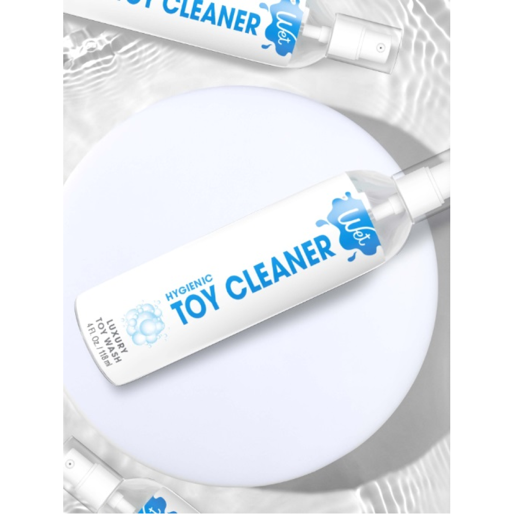 Очиститель для секс-игрушек без спирта Wet Toy Cleaner, на водной основе, 118 мл