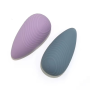 Вибратор для клитора с рельефом Sweet Em Velvet Lure, синий