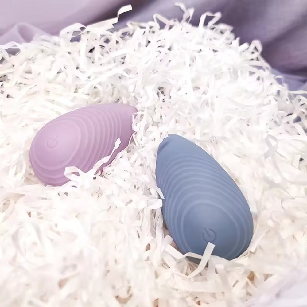 Вибратор для клитора с рельефом Sweet Em Velvet Lure, синий
