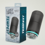 Мастурбатор прозрачный в черной колбе Chisa Lust Ripple Tempest