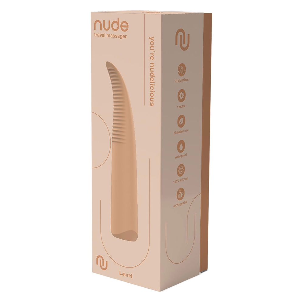 Вибратор для точечной стимуляции Dream Toys Nude Laurel, бежевый