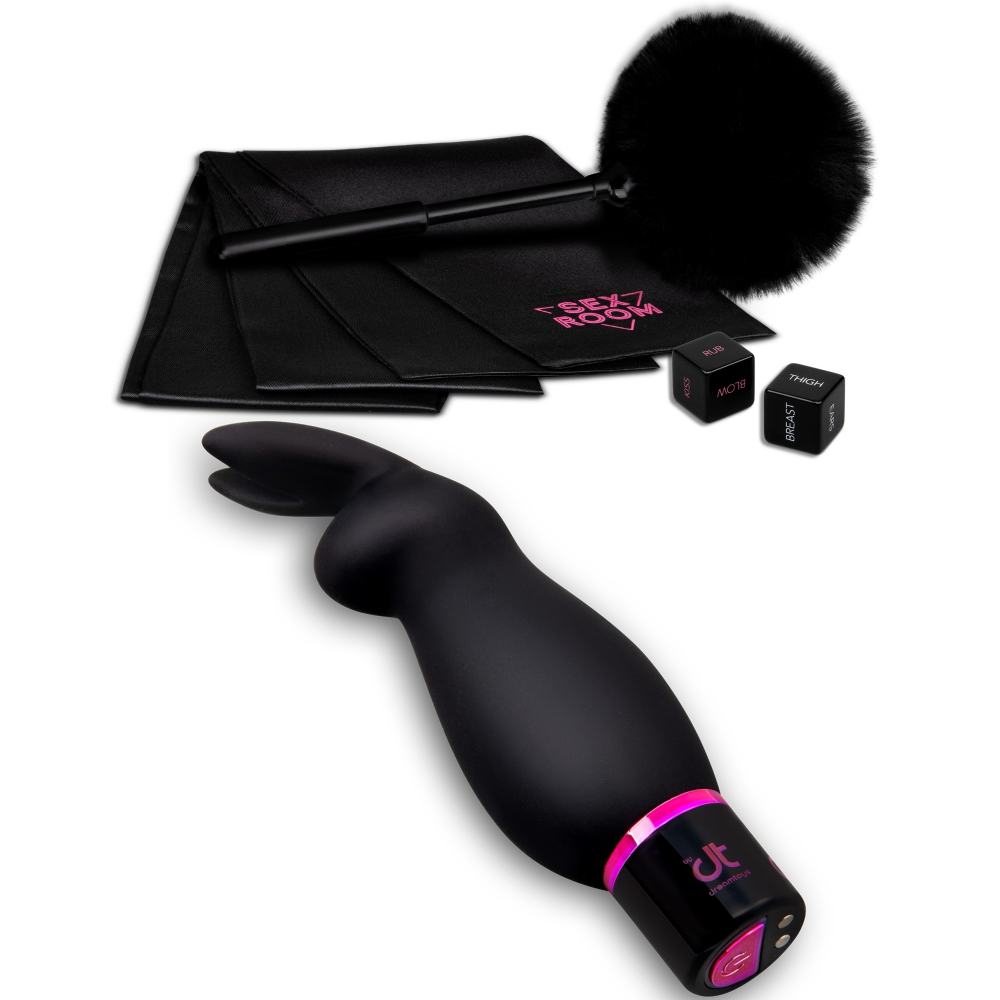 Набор девайсов для секса Dream Toys Sex Room Raunchy, 6 предметов, черный/розовый