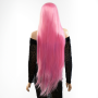 Парик длинный Fetish Hair розовый, 100 см