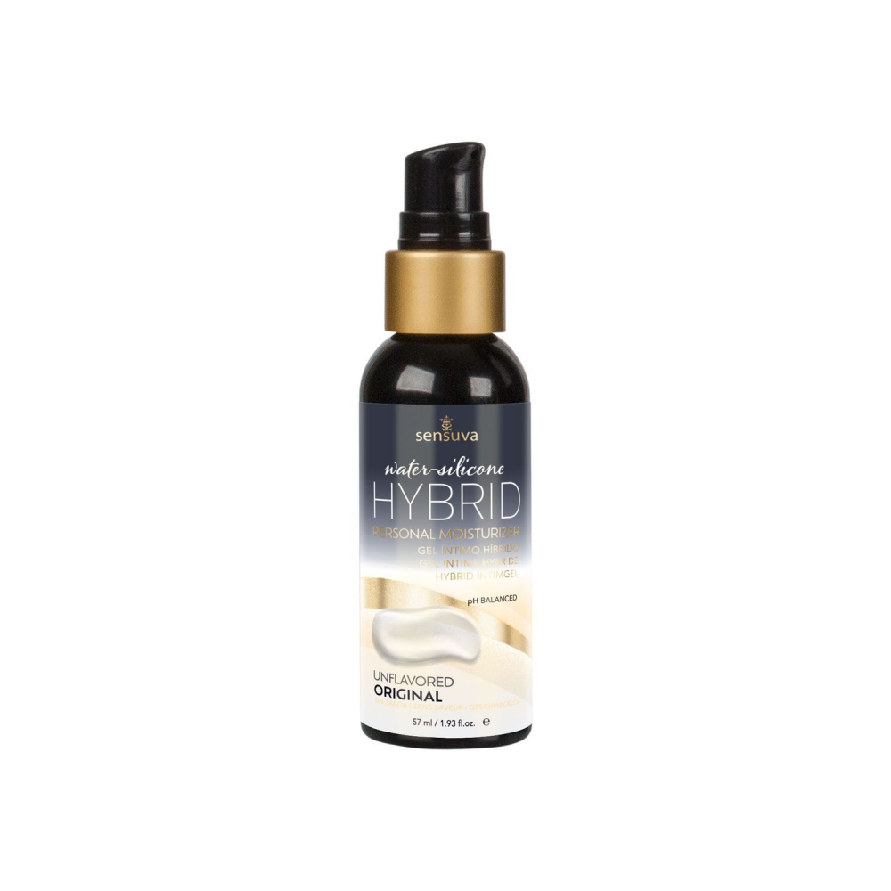 Смазка водно-силиконовая Sensuva Hybrid Formula (57 мл) без сахара, подходит для оральных ласк