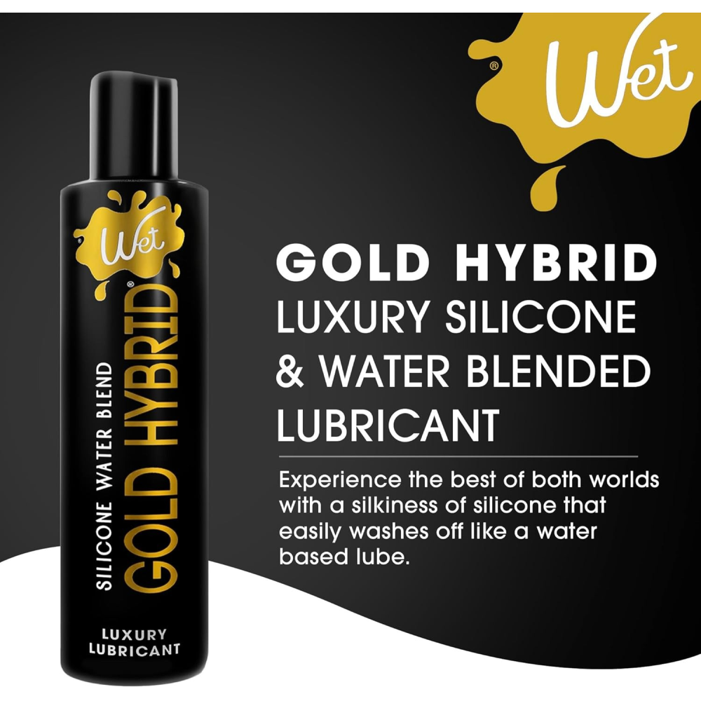 Лубрикант водно-силиконовый Wet Gold Hybrid, 89 мл