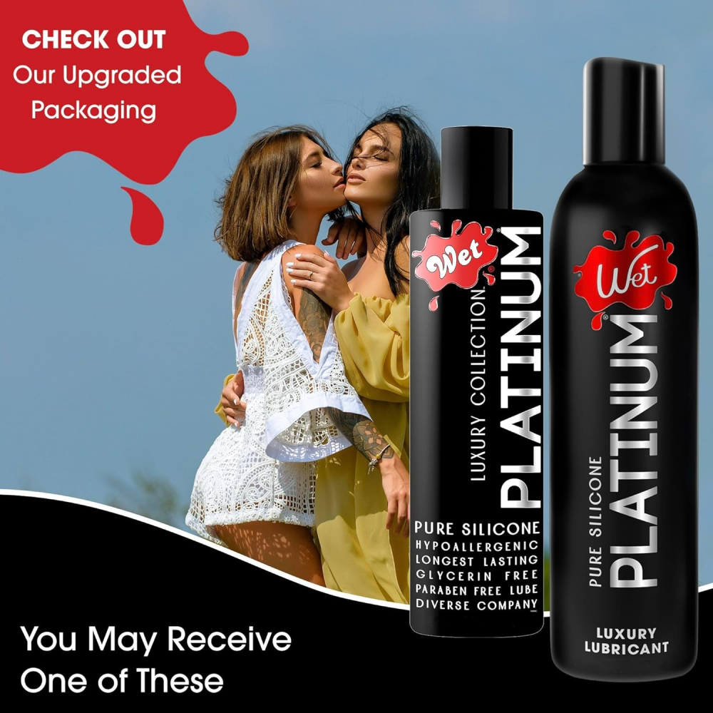 Лубрикант на силиконовой основе Wet Platinum Premium Lubricant, 124 мл