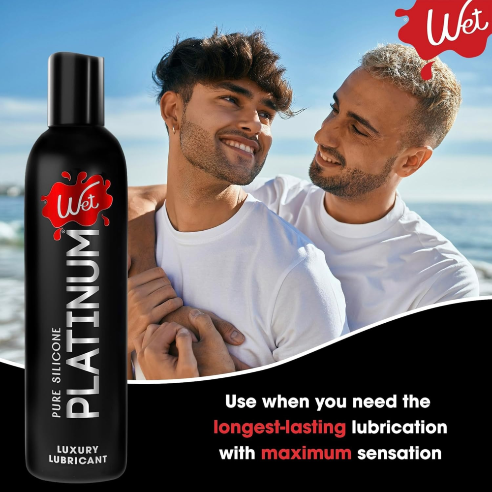 Лубрикант на силиконовой основе Wet Platinum Premium Lubricant, 124 мл